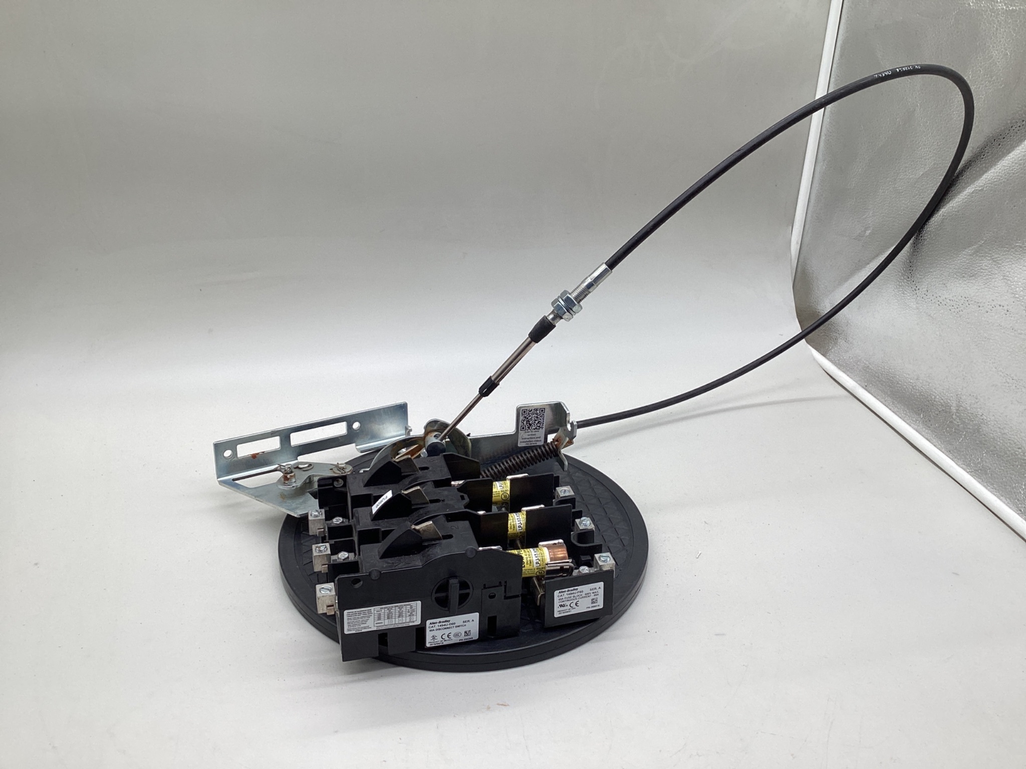 Allen-Bradley 1494U-D60 / 1494U-F60 Disconnect Switch & Fuse Block Complete Assembly USED 0