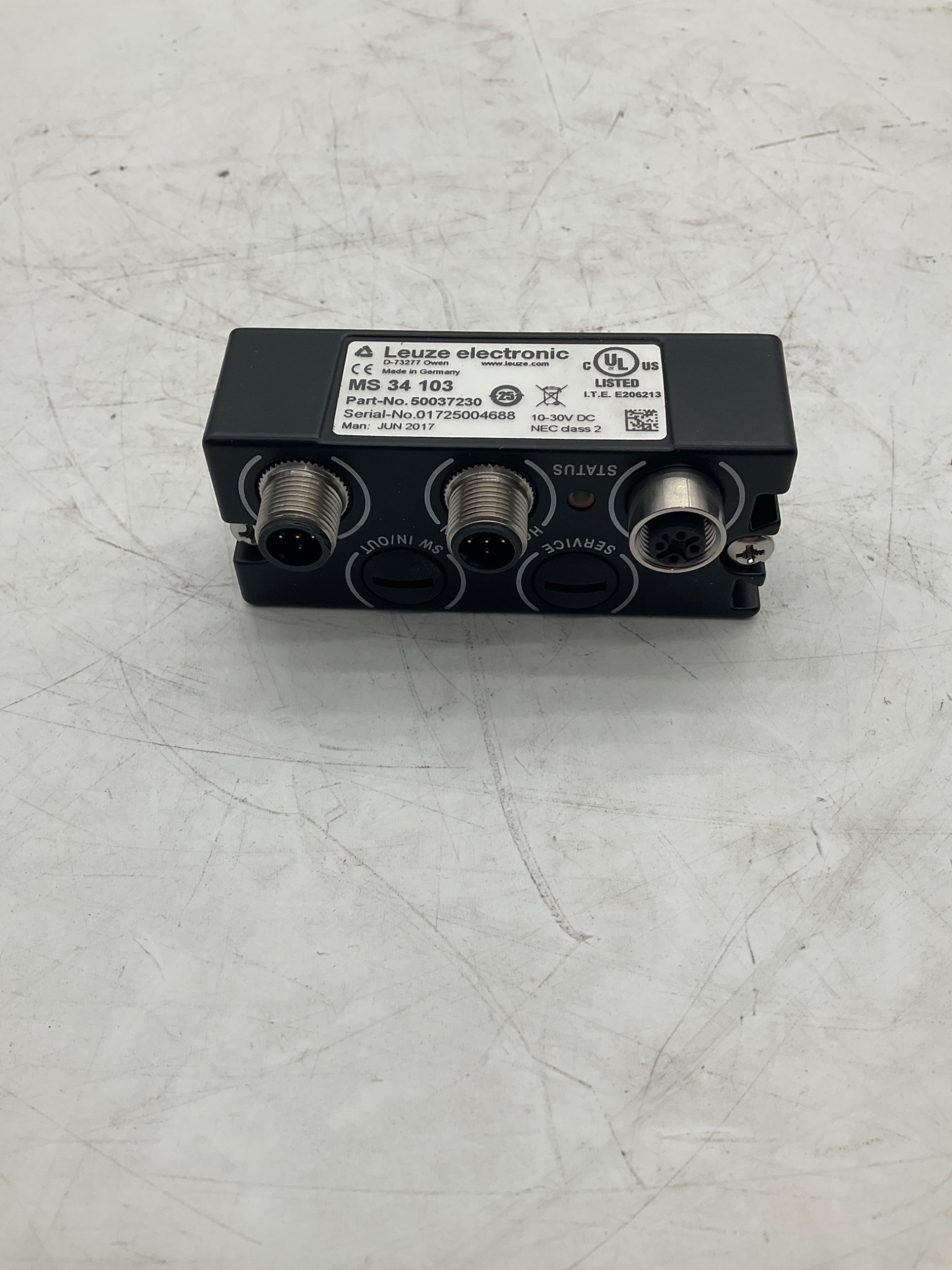 Leuze Electronic 50037230 MS 34 103 Sensor Bus Interface Module 10-30VDC NEW 2
