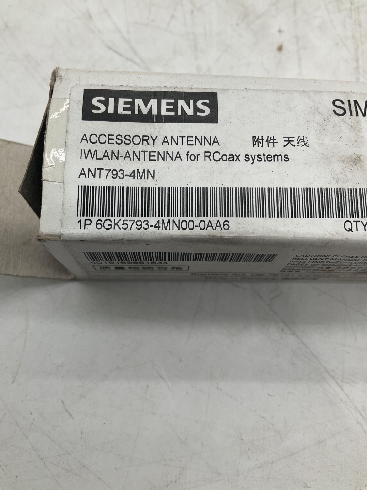 Siemens 6GK5793-4MN00-0AA6 ANT793-4MN IWLAN RCoax Antenna NEW 1