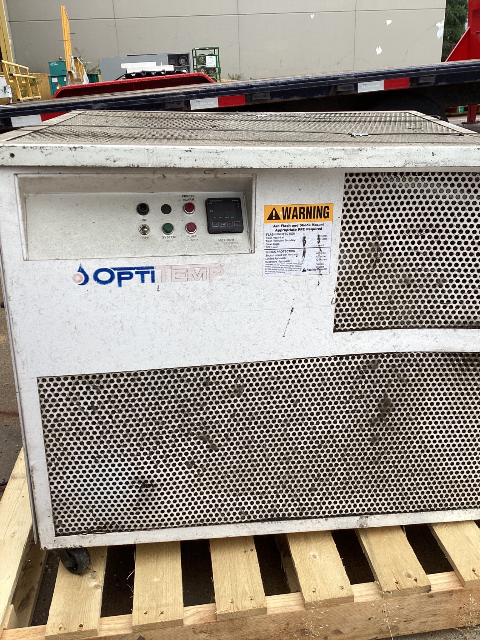 Opti Temp OTC-2.0AL-R5-436-SC1-M12 2HP Process Chiller 460V 3-Phase USED 0
