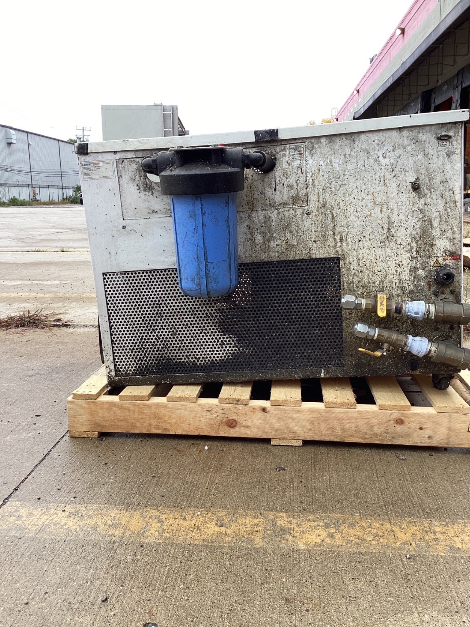 Opti Temp OTC-2.0AL-R5-436-SC1-M12 2HP Process Chiller 460V 3-Phase USED 3