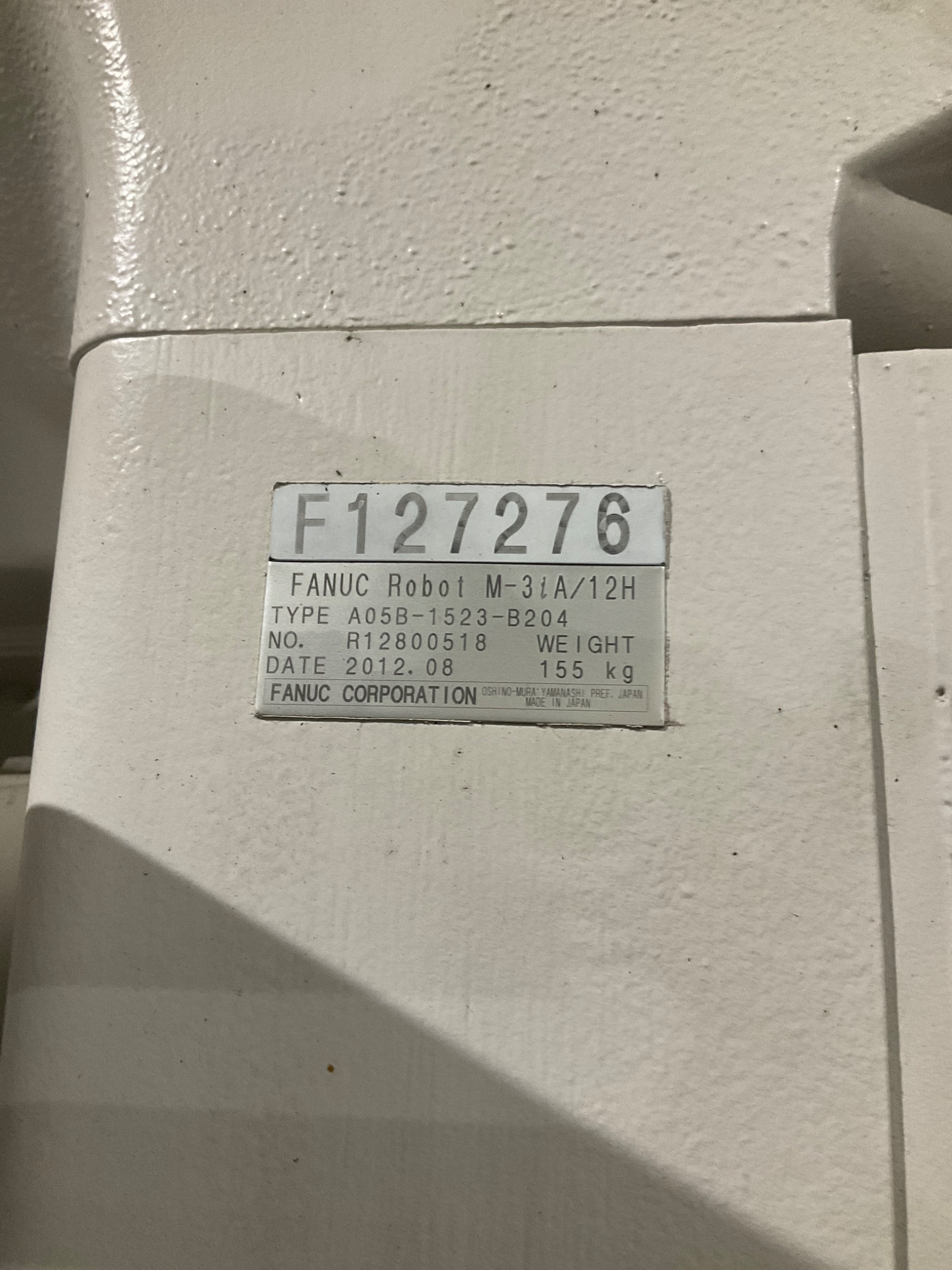 FANUC M-3iA/12H Food Grade Delta Robot Complete With R-30iB Controller USED 7