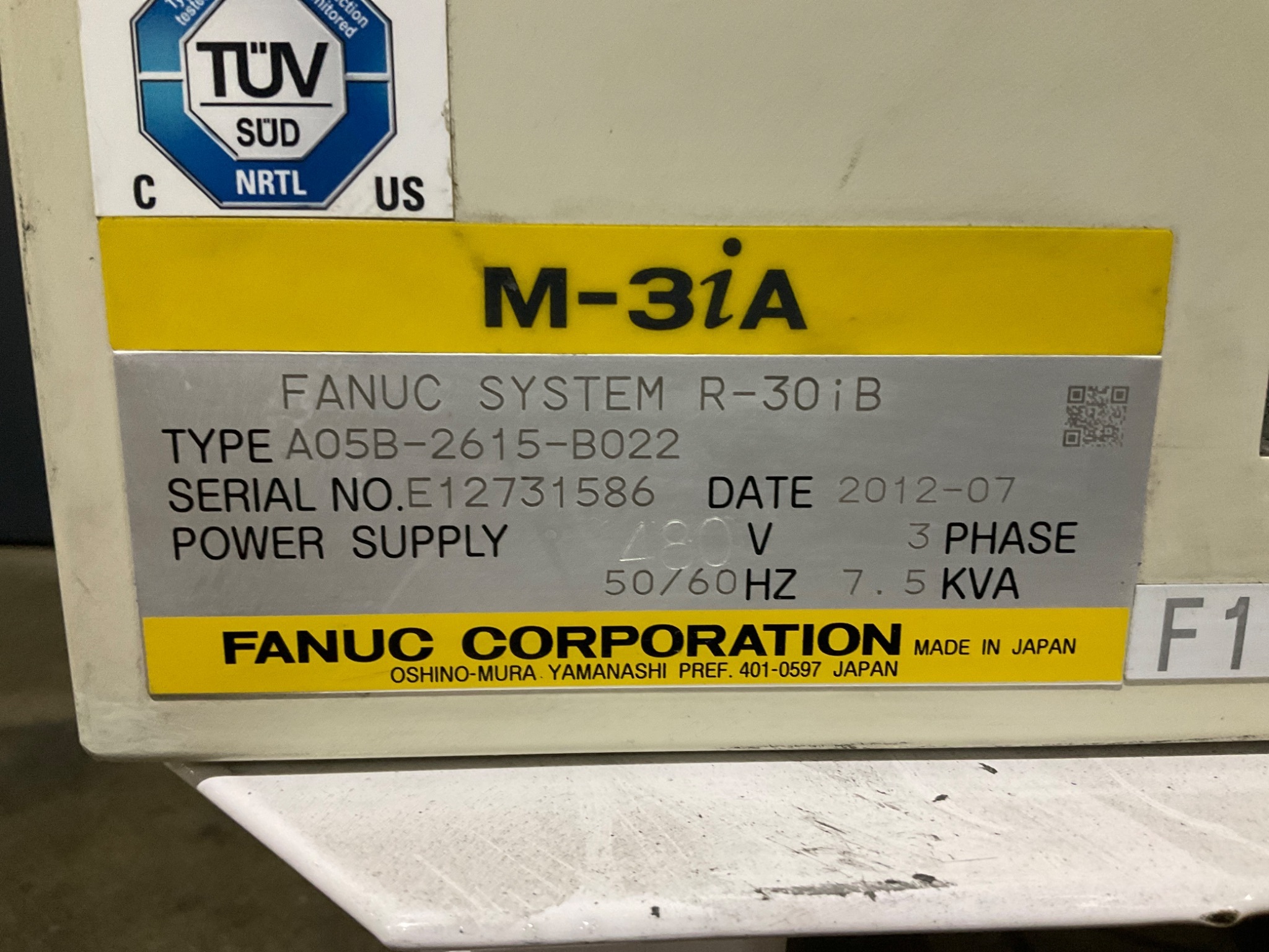 FANUC M-3iA/12H Food Grade Delta Robot Complete With R-30iB Controller USED 10