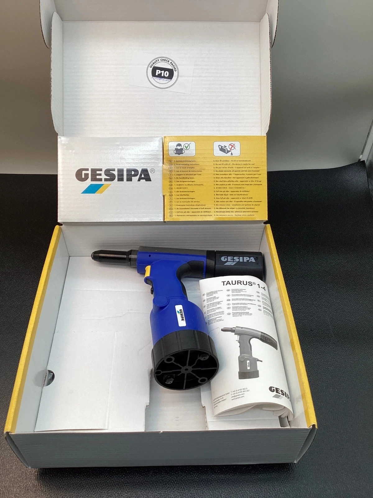 GESIPA 1457665 TAURUS 1 Pneumatic Rivet Tool NEW - Image 2