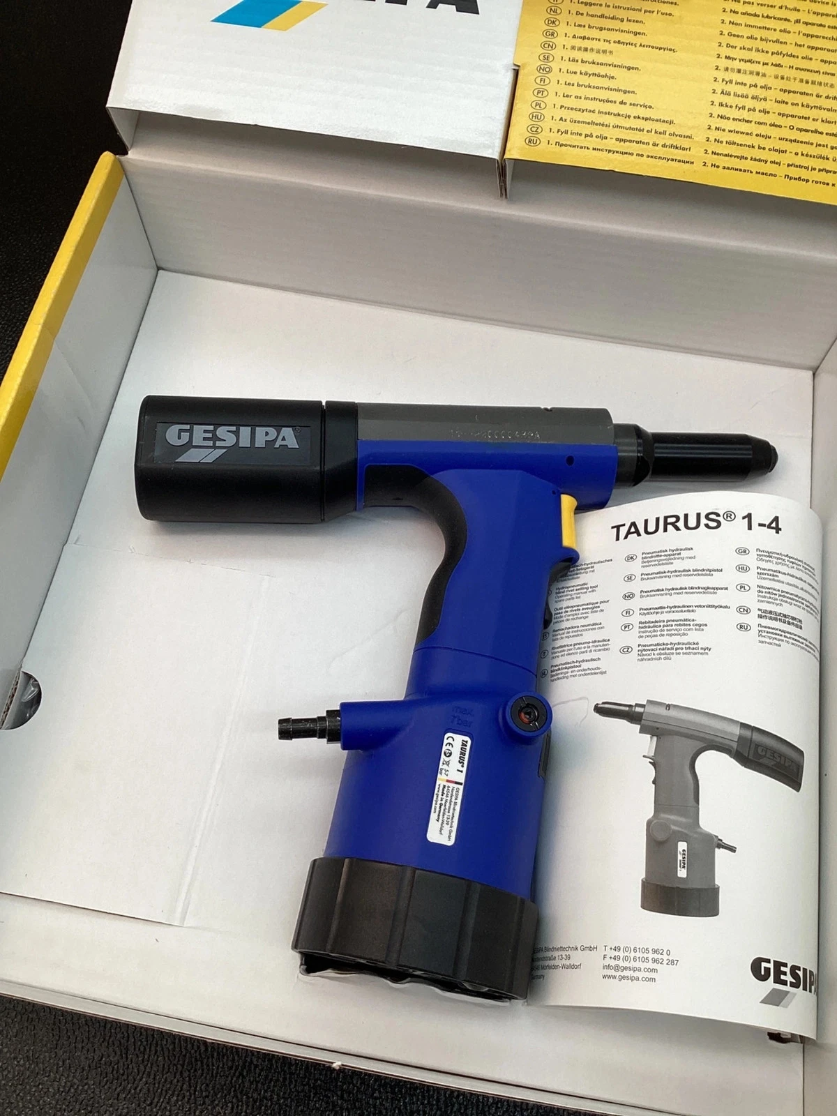 GESIPA 1457665 TAURUS 1 Pneumatic Rivet Tool NEW - Image 6