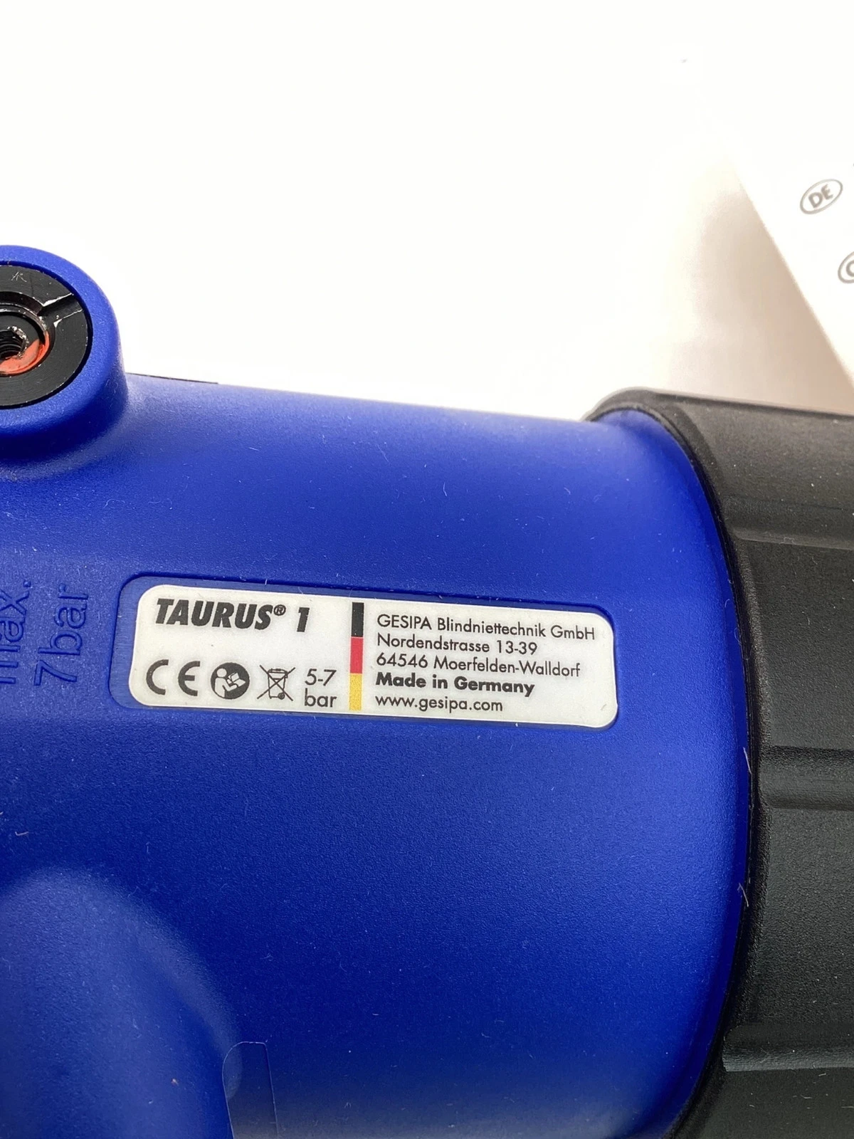 GESIPA 1457665 TAURUS 1 Pneumatic Rivet Tool NEW - Image 8