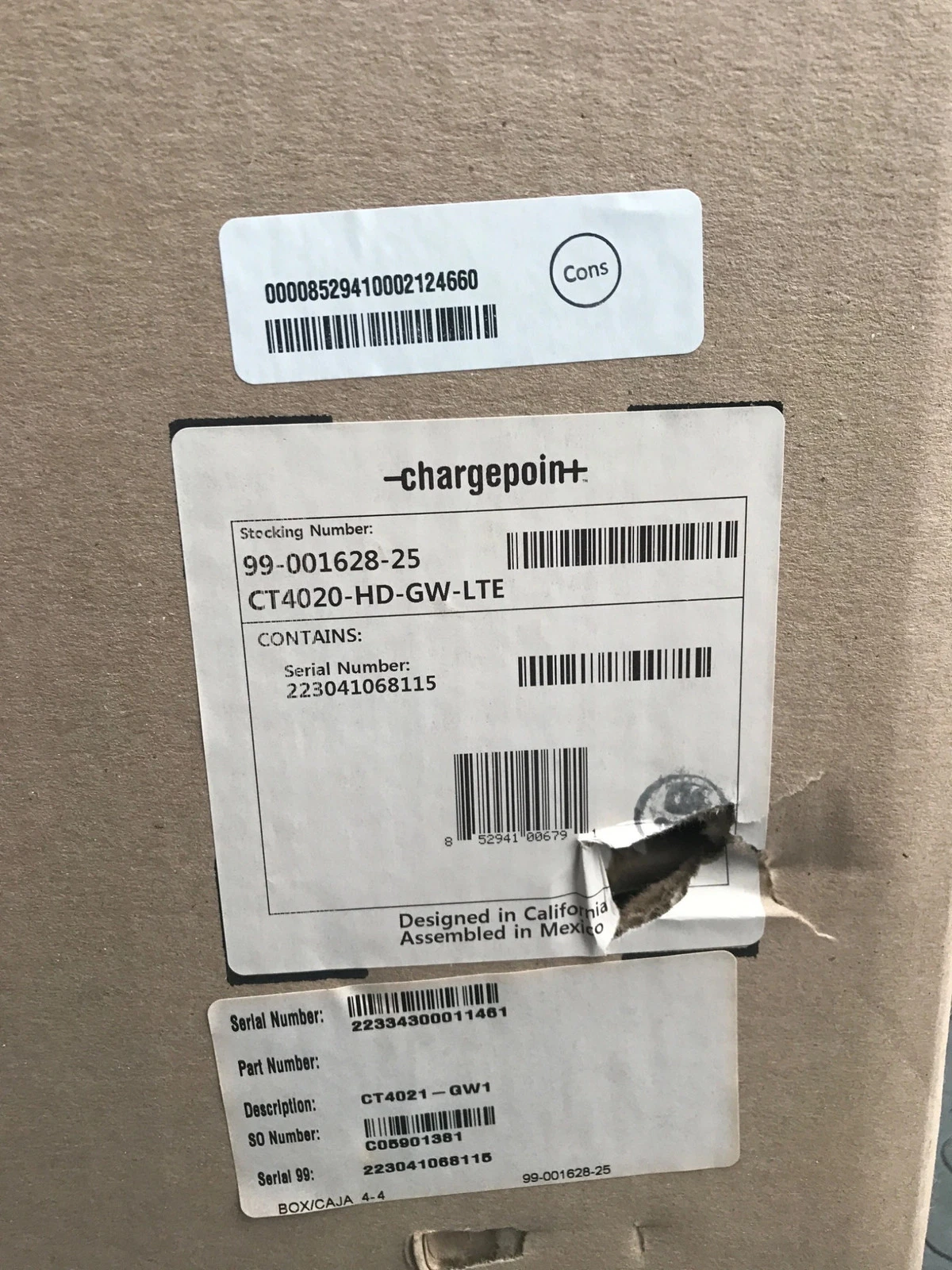 CHARGEPOINT 99-001628-25 / CTI1H EV Charging Station (SAE J1772) NEW - Image 6