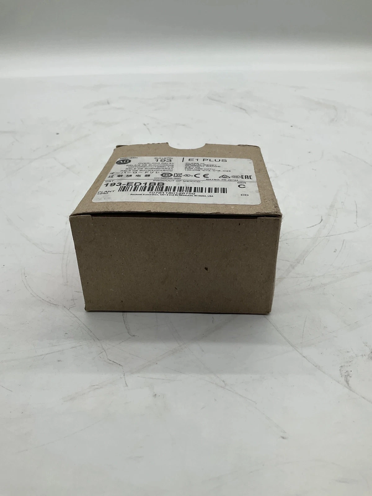 ALLEN-BRADLEY 193-ED1BB E1 Plus Electronic Overload Relay 0.2-1.0A NEW - Image 3