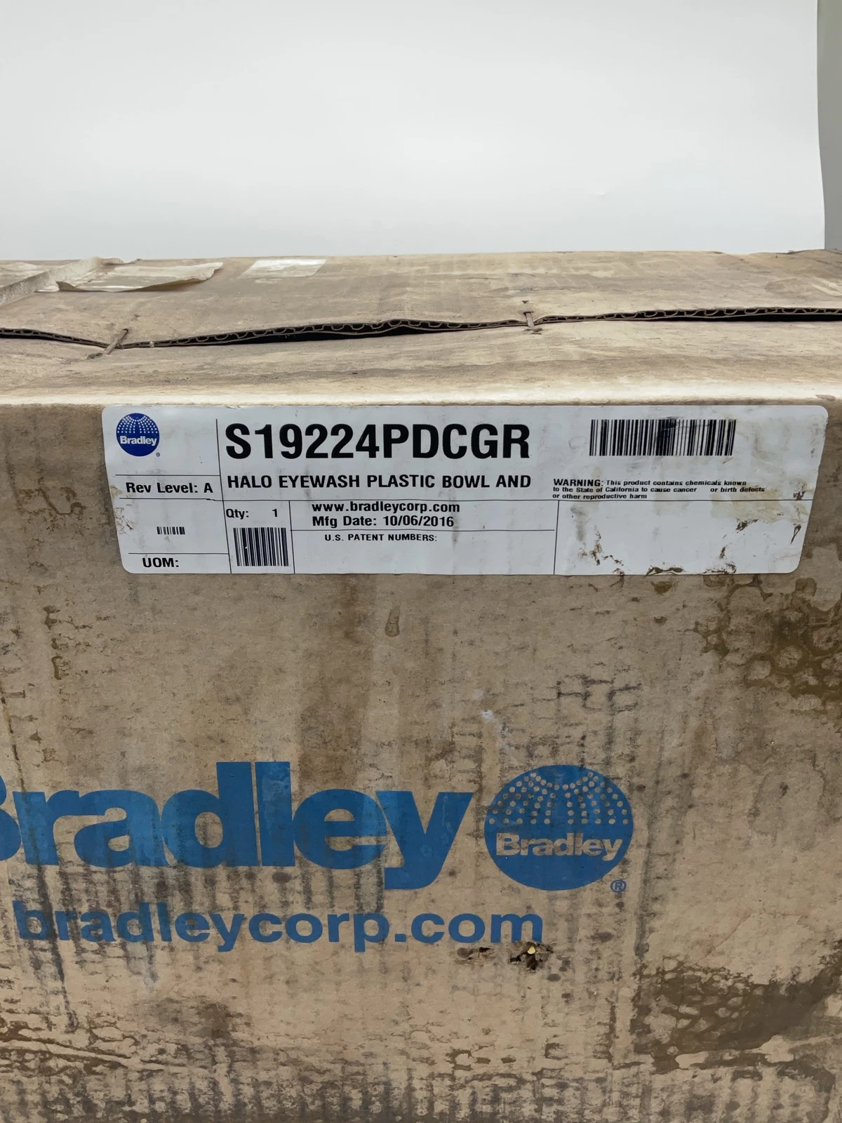 BRADLEY S19224PDCGR Halo Eyewash Plastic Bowl Assembly NEW - Image 2