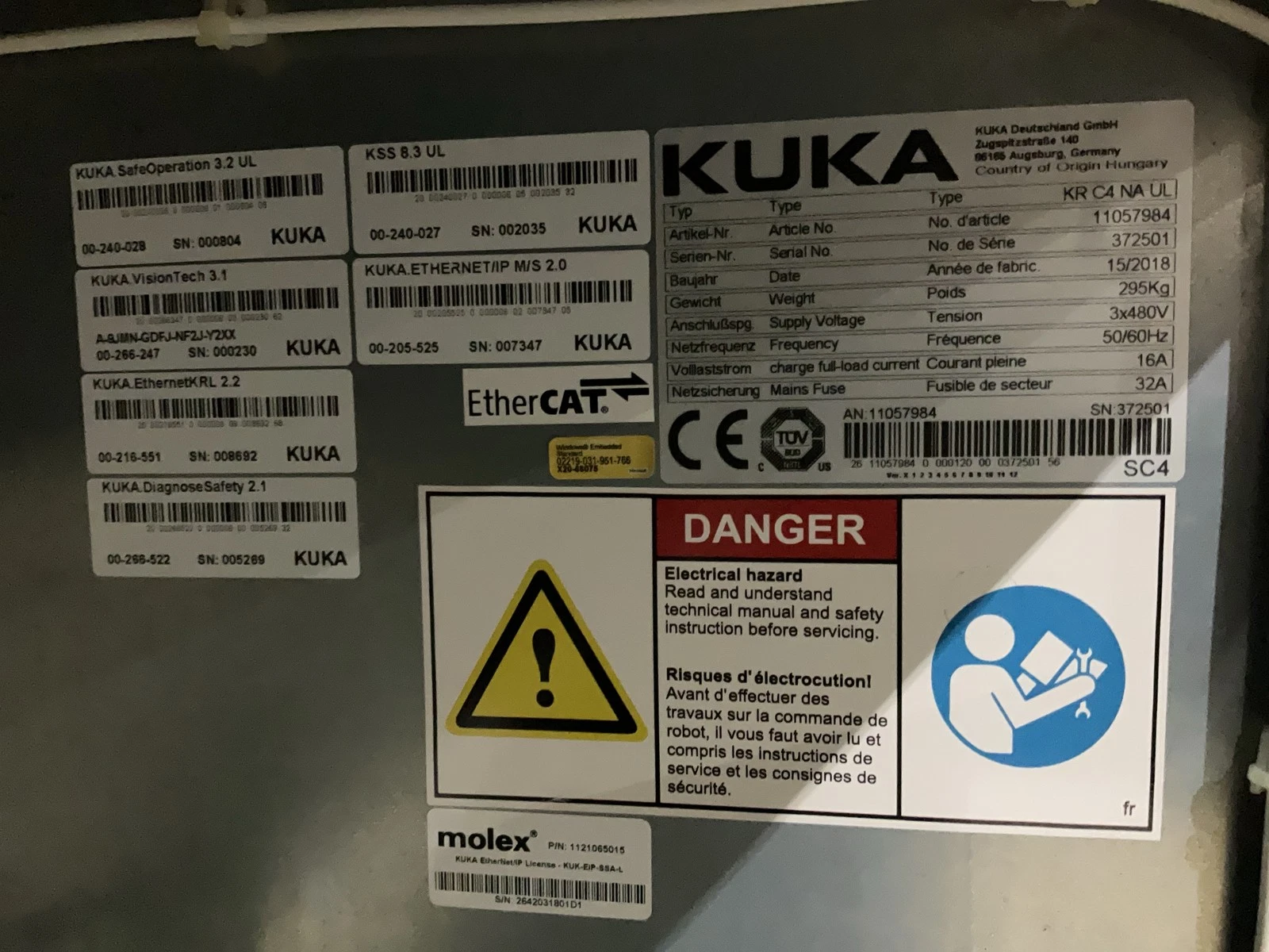 KUKA KR 240 R2700 prime Complete With KR C4 NA UL USED - Image 11