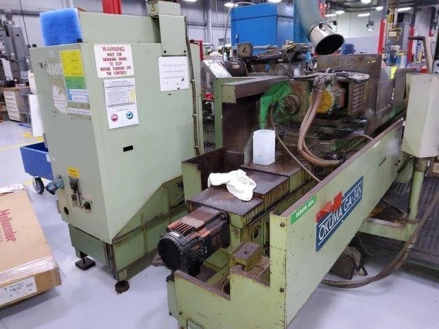 OKUMA MODEL #GA-34N CNC CYLINDRICAL GRINDER W/ TOOLING, MIST COLLECTOR & FILTER - Image 3