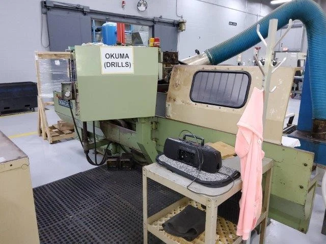 OKUMA MODEL #GA-34N CNC CYLINDRICAL GRINDER W/ TOOLING, MIST COLLECTOR & FILTER - Image 9
