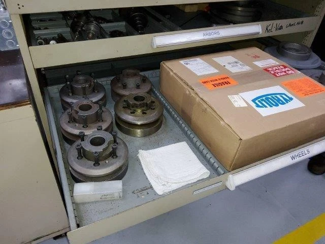 OKUMA MODEL #GA-34N CNC CYLINDRICAL GRINDER W/ TOOLING, MIST COLLECTOR & FILTER - Image 14