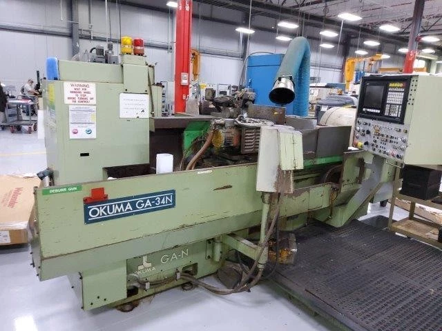 OKUMA MODEL #GA-34N CNC CYLINDRICAL GRINDER W/ TOOLING, MIST COLLECTOR & FILTER - Image 15