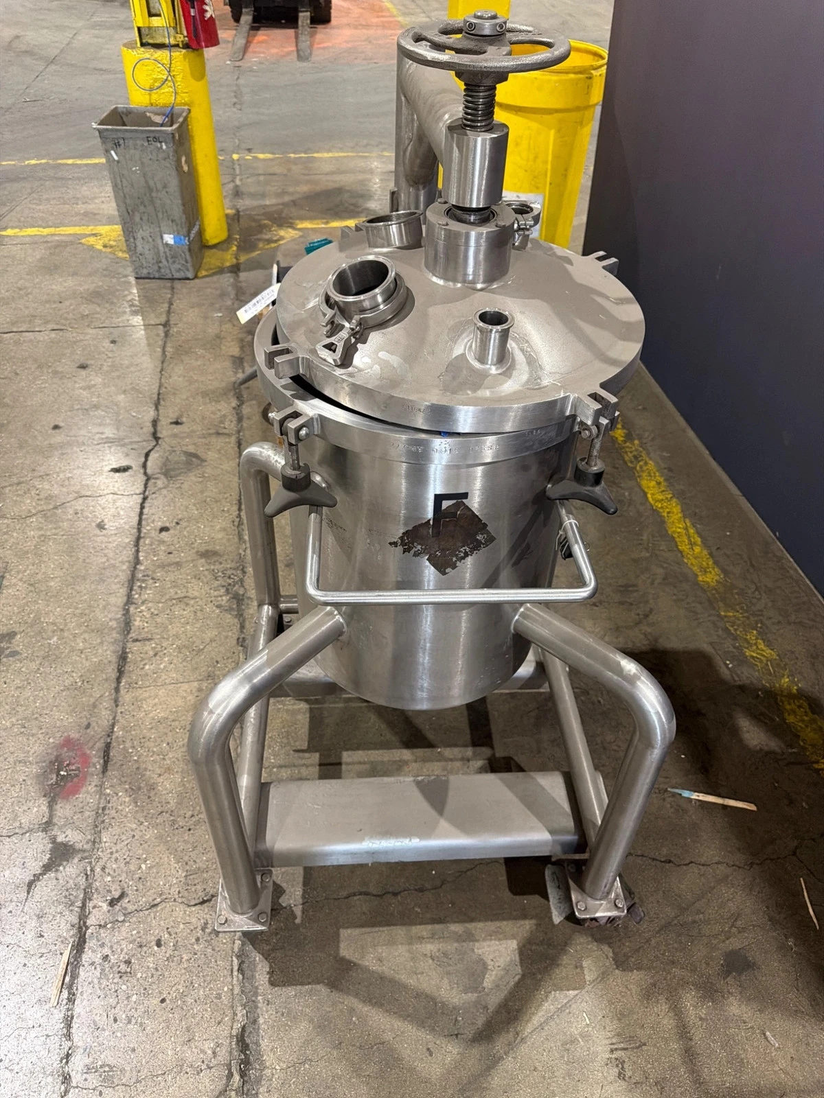 LEE INDUSTRIES 100LCBT STAINLESS ATMOSPHERIC PROCESS TANK USED - Image 2