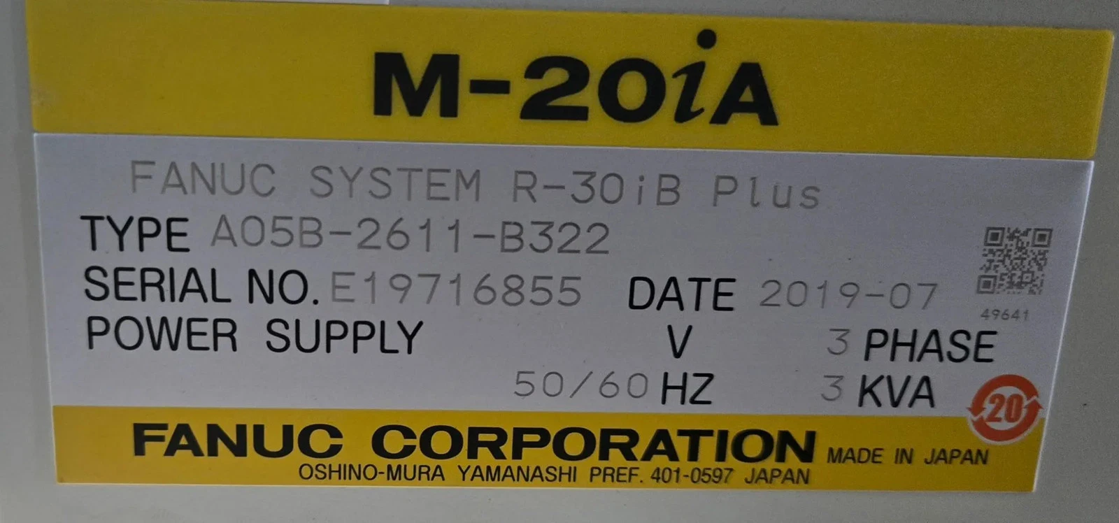 FANUC M-20iA/35M Complete with R-30iB Plus Controller USED - Image 16