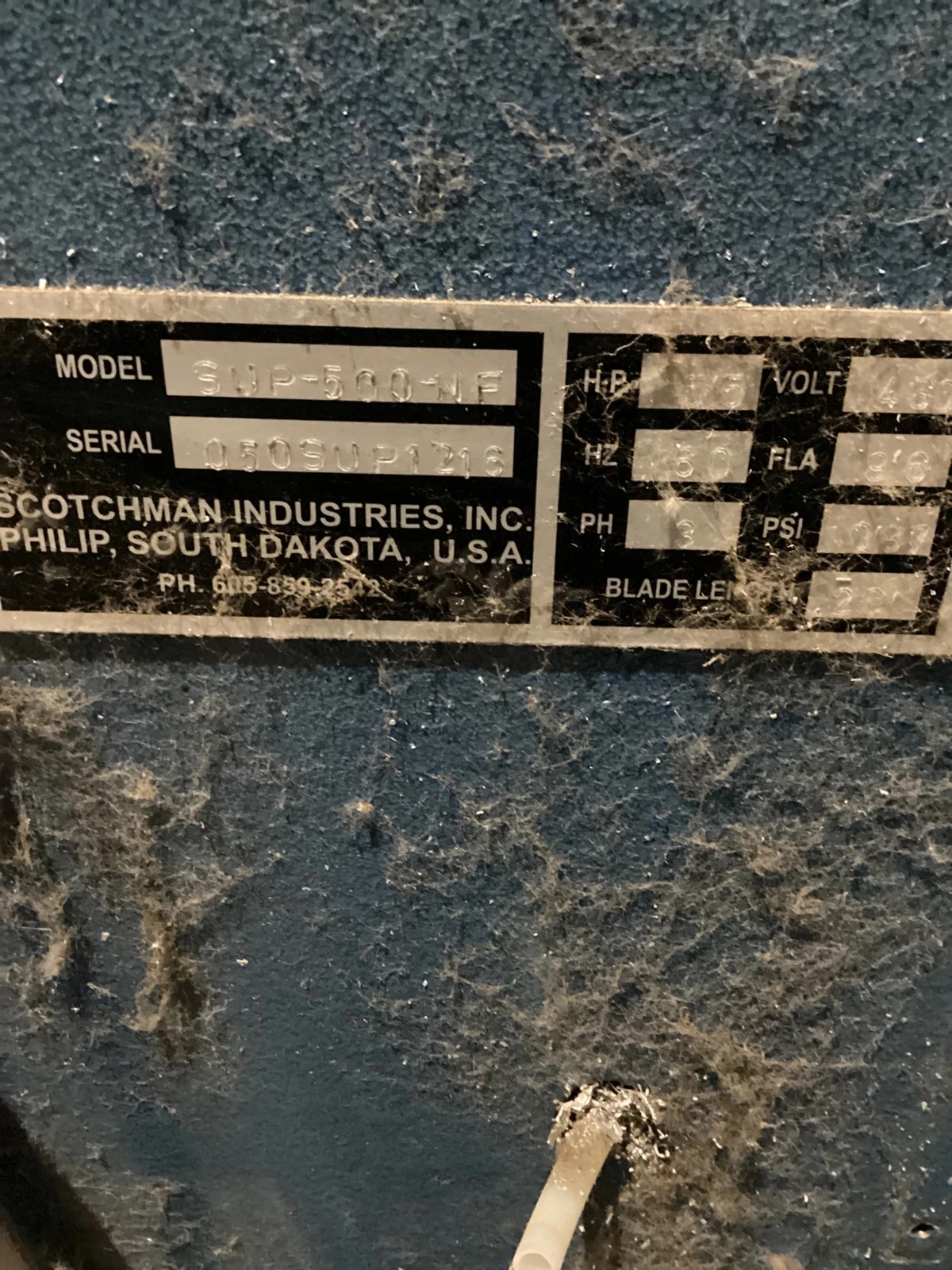 Scotchman SUP-500-NF Upcut Circular Saw 460V USED - Image 5