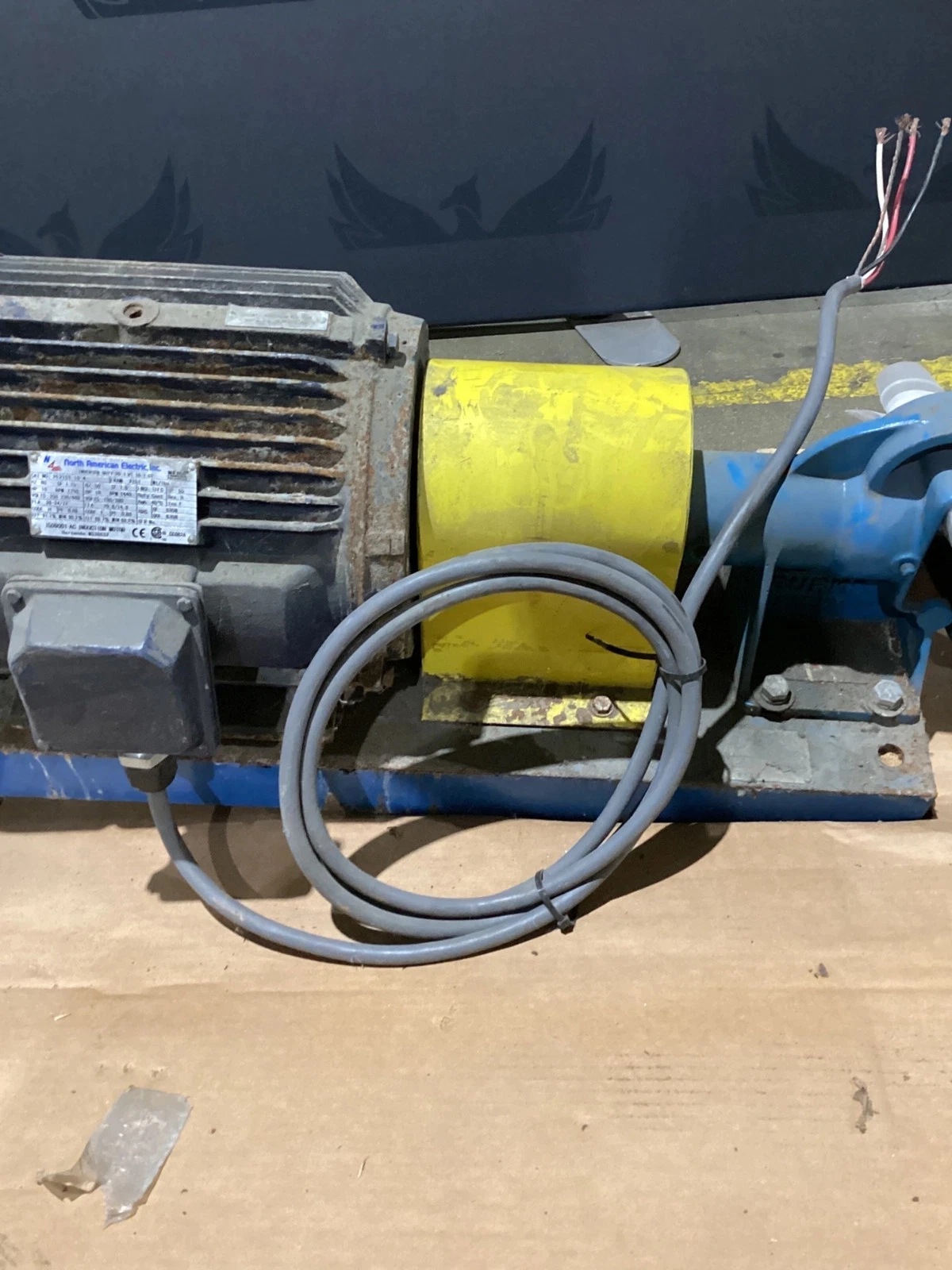 NORTH AMERICAN PE215T-10-4 10 HP AC Motor With Pump USED - Image 4
