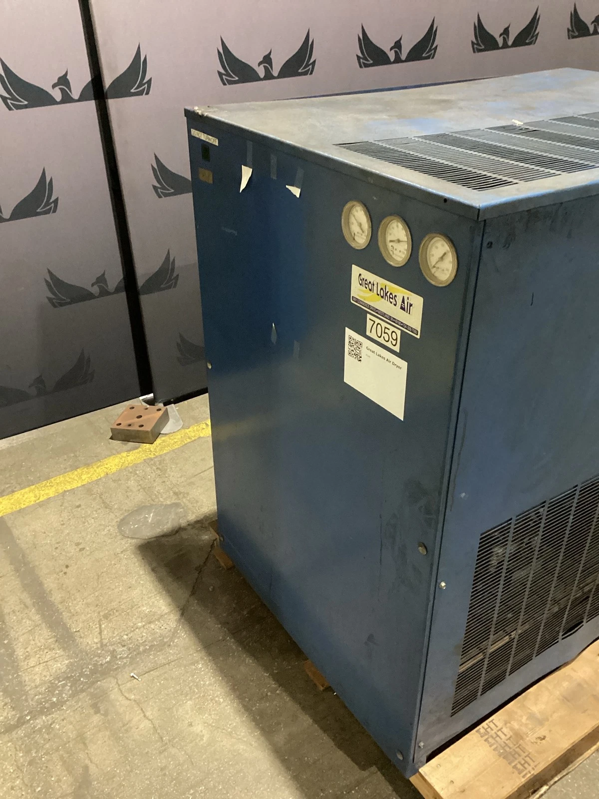 Great Lakes Air GRF-400A-436 Refrigerated Compressed Air Dryer 460V USED - Image 2