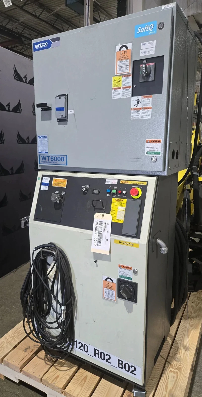 FANUC R-2000iB/210F Complete with R-30iA Controller & WTC WT6000 MFDC Inverter USED - Image 12