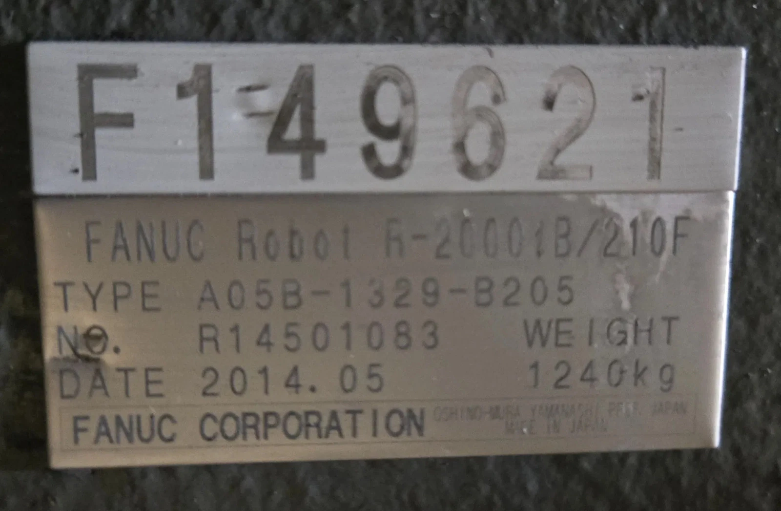 FANUC R-2000iB/210F Complete with R-30iA Controller & WTC WT6000 MFDC Inverter USED - Image 10