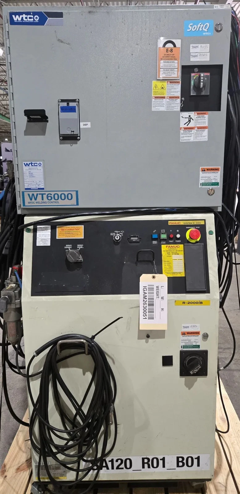 FANUC R-2000iB/210F Complete with R-30iA Controller & WTC WT6000 MFDC Inverter USED - Image 13