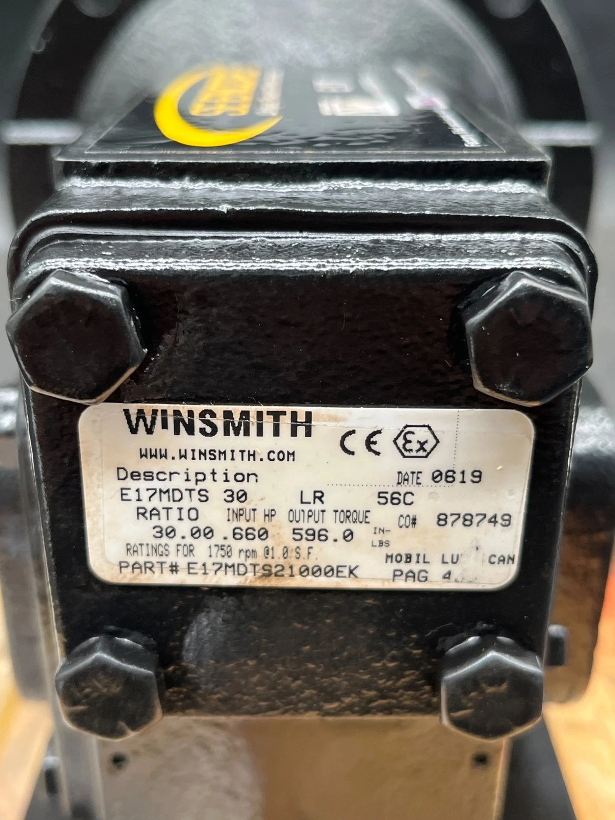 WINSMITH E17MDTS30-LR-56C Gear Reducer - NEW - Image 5