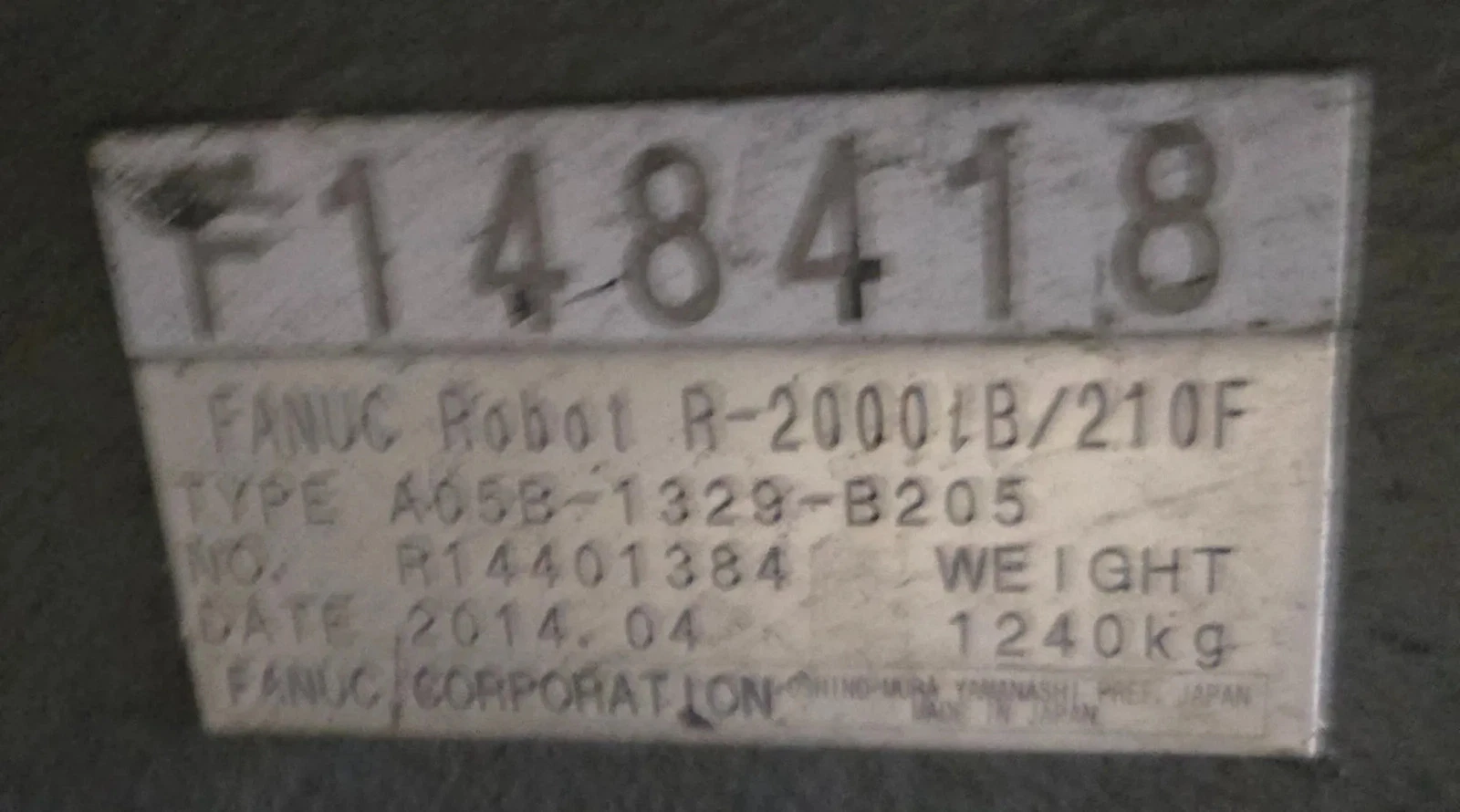 FANUC R-2000iB/210F Complete With R-30iA Controller & WT6000 Inverter USED - Image 11