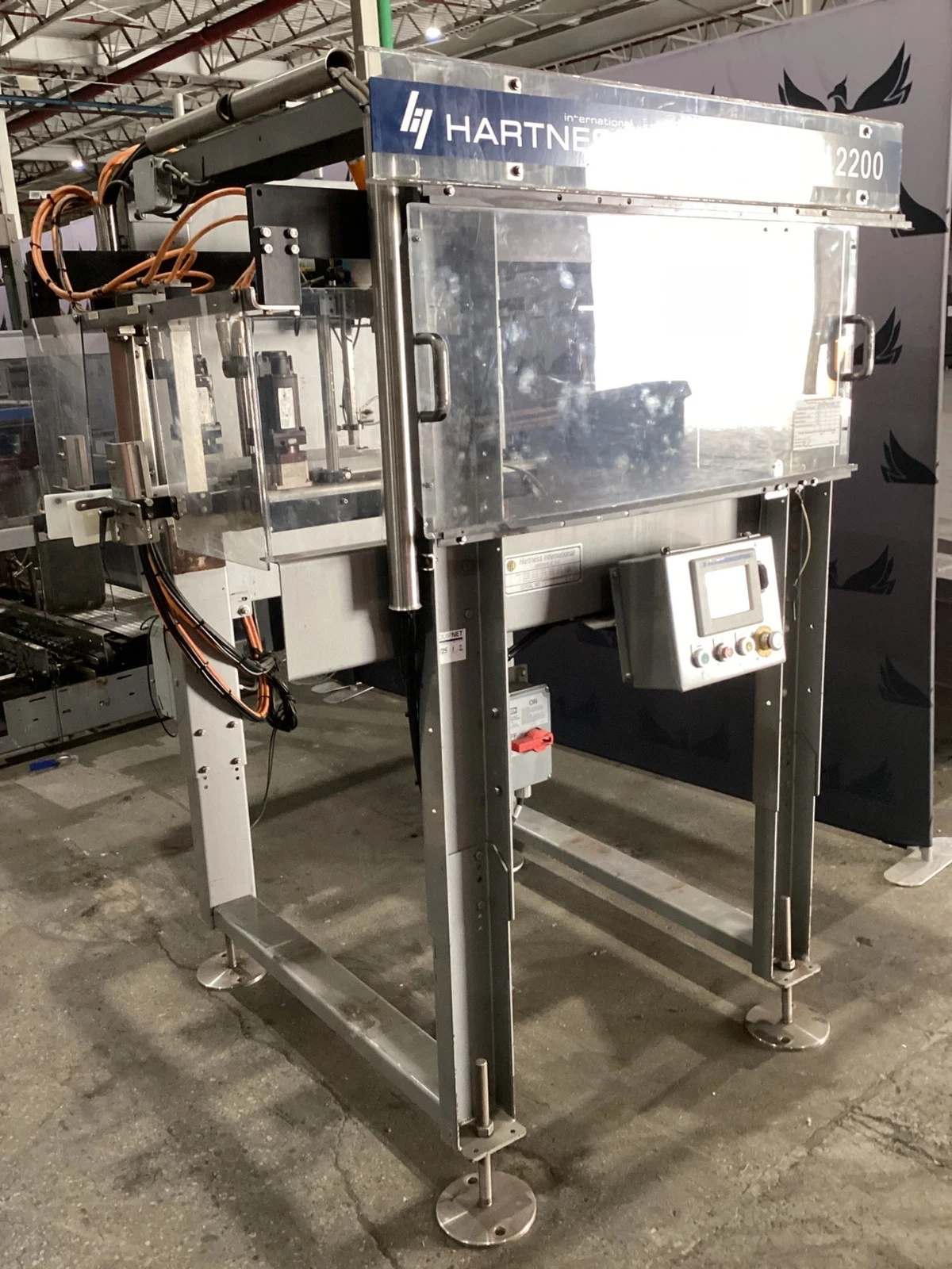 Hartness Model 2800 Case Packer with Model 2200 Laner USED - Image 2