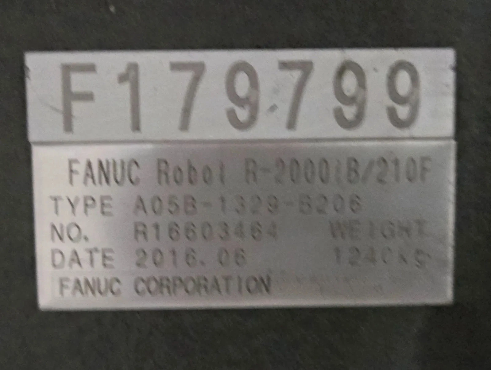 FANUC R-2000iB/210F Complete with R-30iB Controller & WTC Weld Controls USED - Image 9