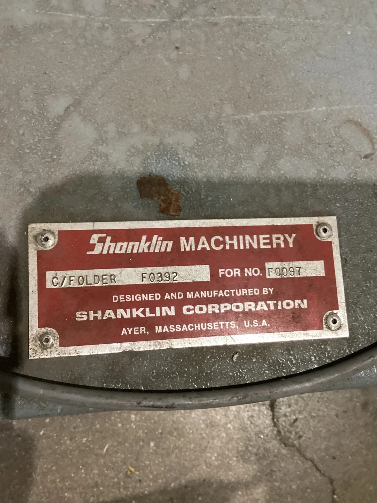Shanklin C/Folder F3088 Centerfolder USED - Image 5