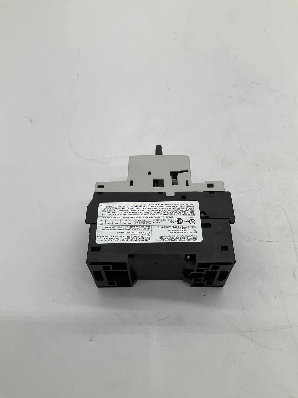 SIEMENS 3RV1021-0KA10 Motor Protection Circuit Breaker 0.9-1.25A USED - Image 4