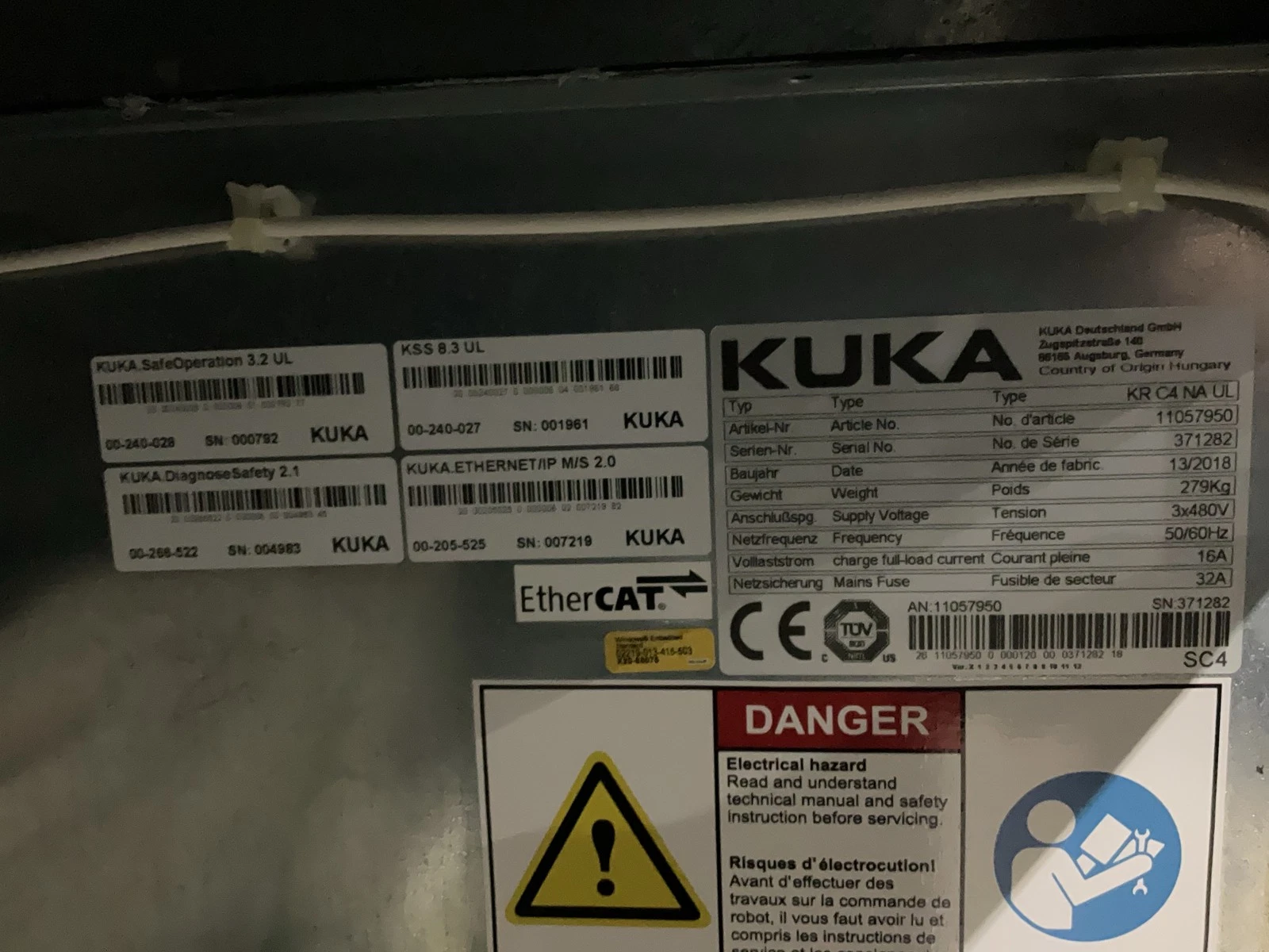 KUKA KR 90 R3100 extra Complete With KR C4 NA UL USED - Image 11