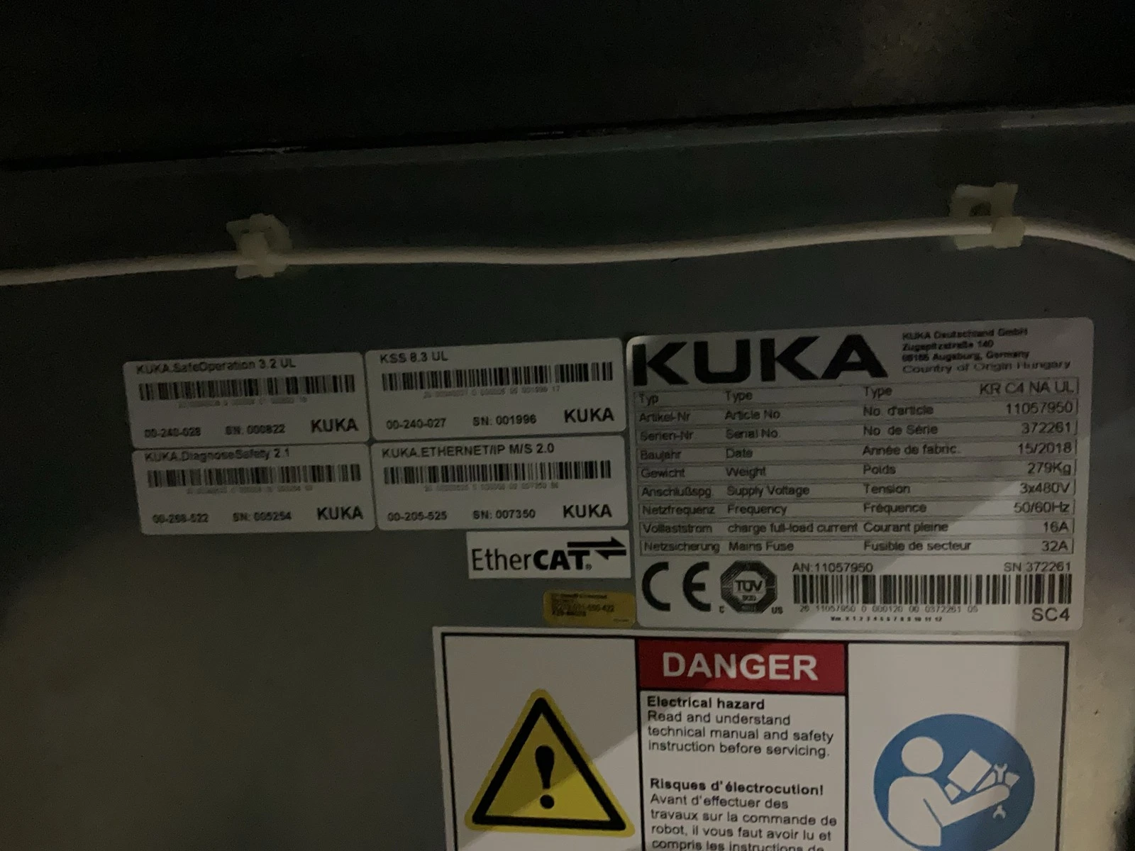 KUKA KR 180 R2900 prime Complete With KR C4 NA UL USED - Image 13