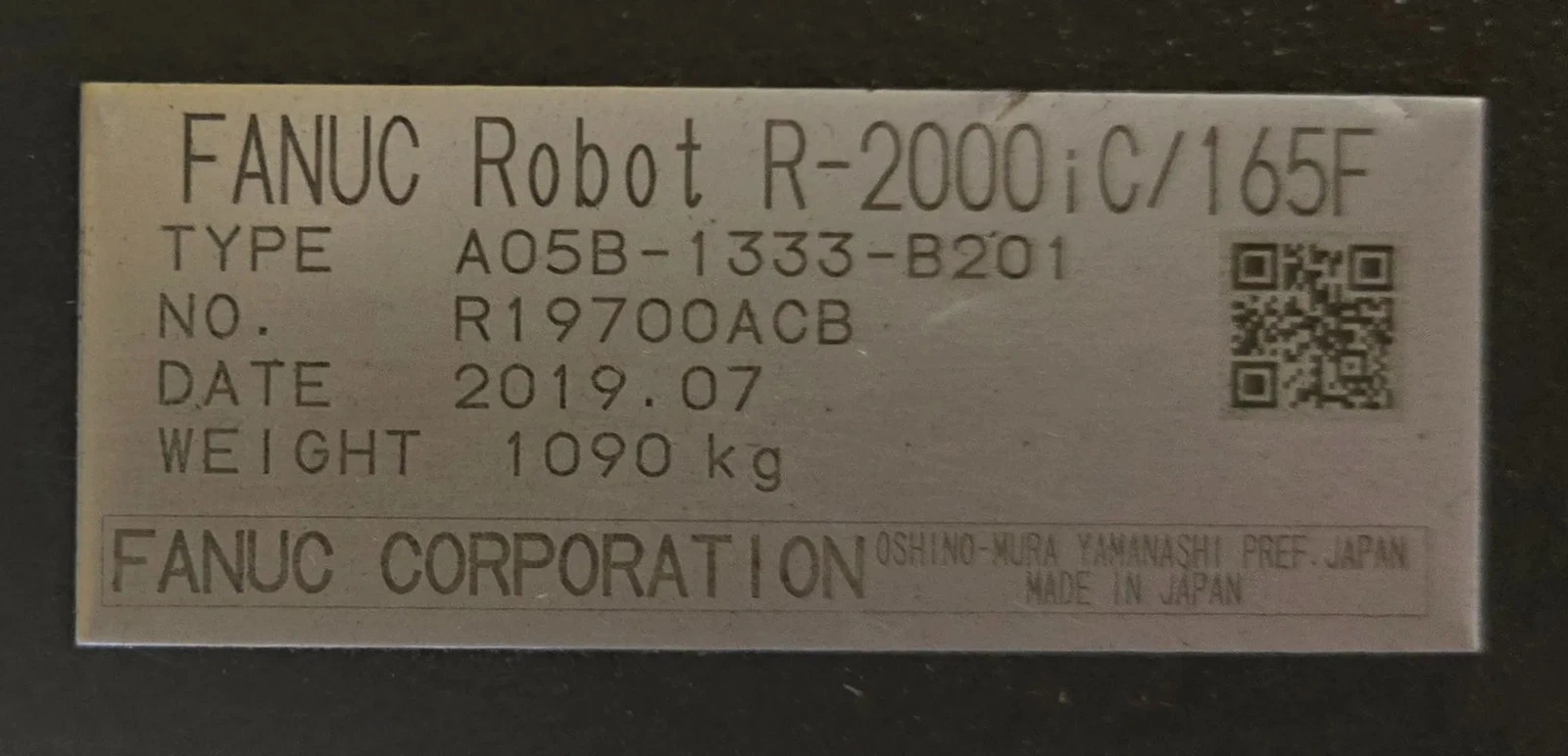 FANUC R-2000iC/165F Complete with R-30iB Plus Controller USED - Image 9