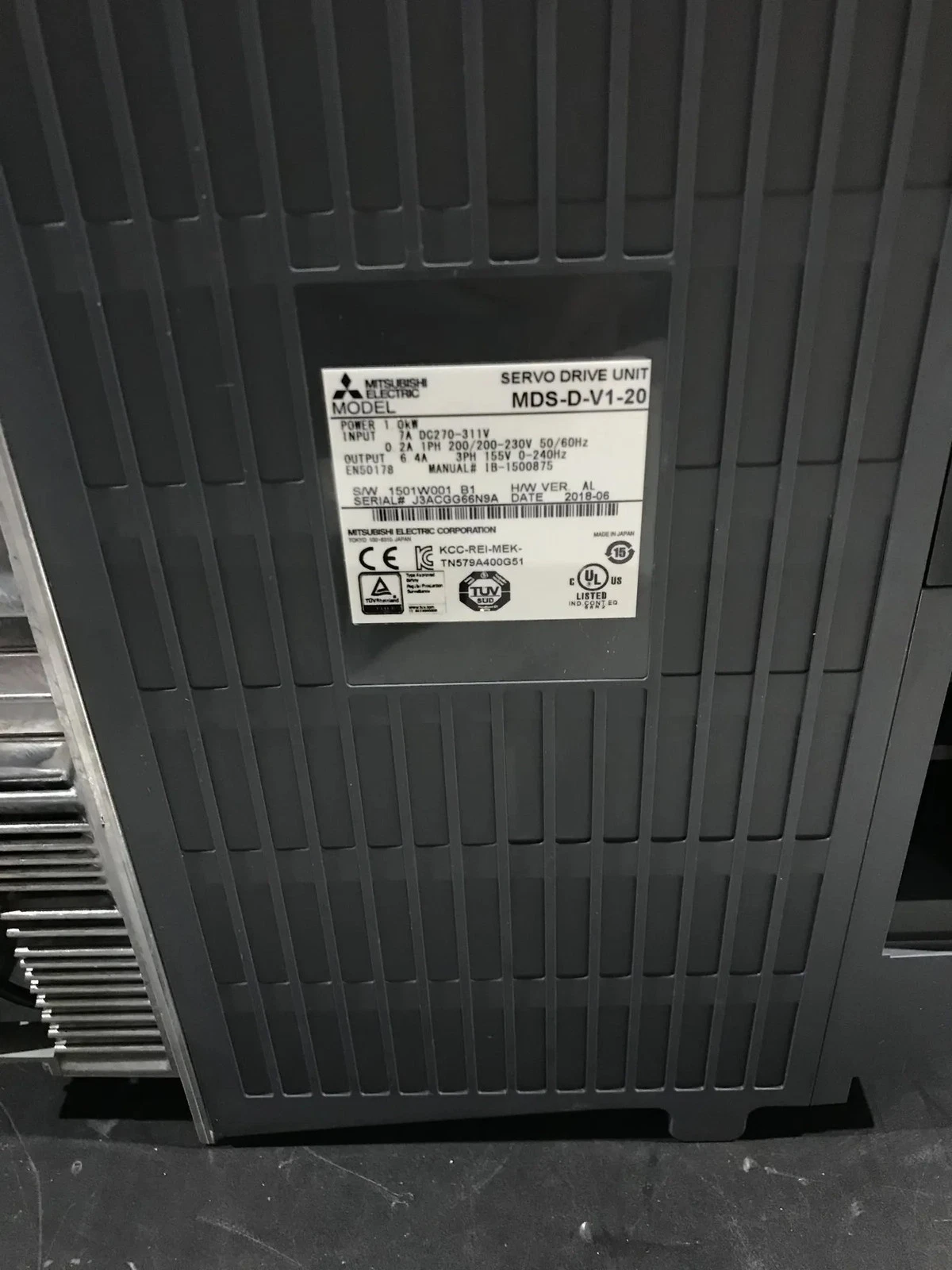 MITSUBISHI MDS-D-V1-20 Servo Drive Unit NEW - Image 5