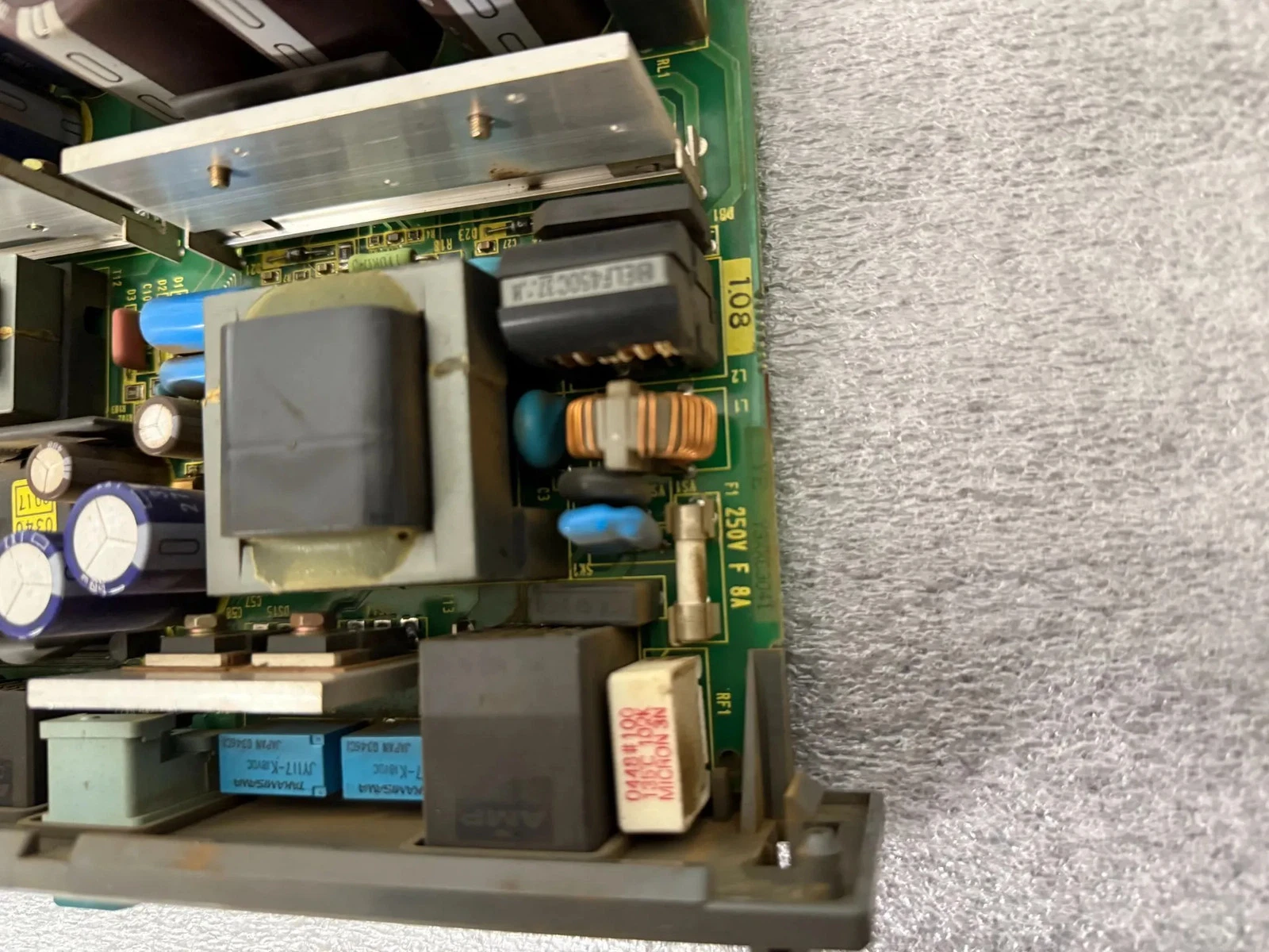 FANUC A16B-2203-0370/13E Control Module Board With Integrated PSU USED - Image 8