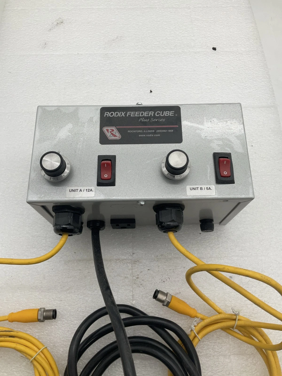 RODIX 121-000-0883 FC-42 Plus Dual Vibratory Feeder Controller USED - Image 2