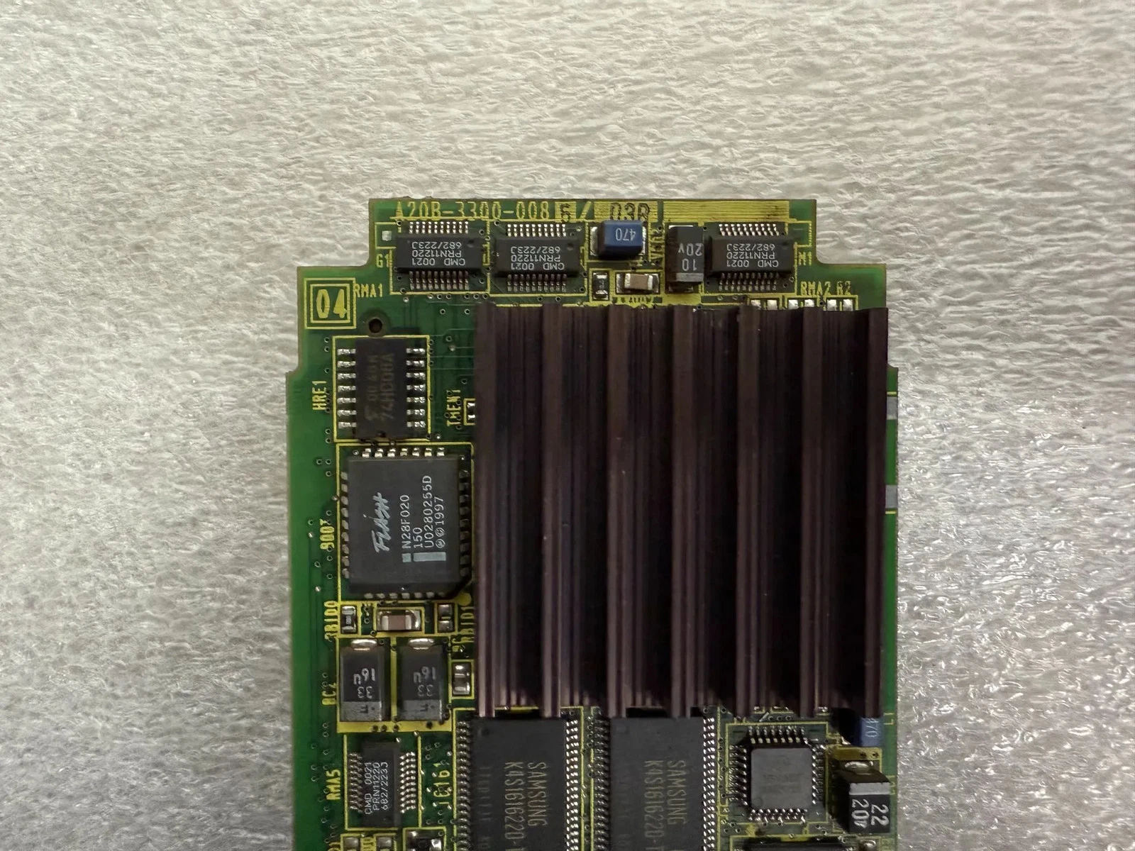 FANUC A20B-3300-0085/03B PCB - 16MB DRAM CPU Module USED - Image 2