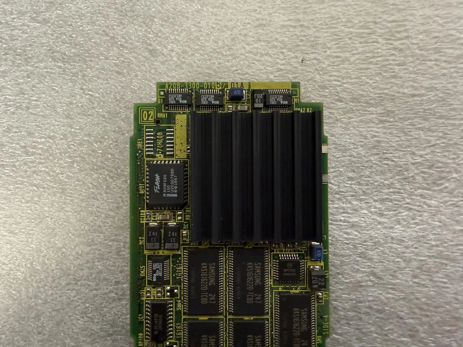 FANUC A20B-3300-0105/01A PCB - 16MB SDRAM CPU Module USED - Image 2