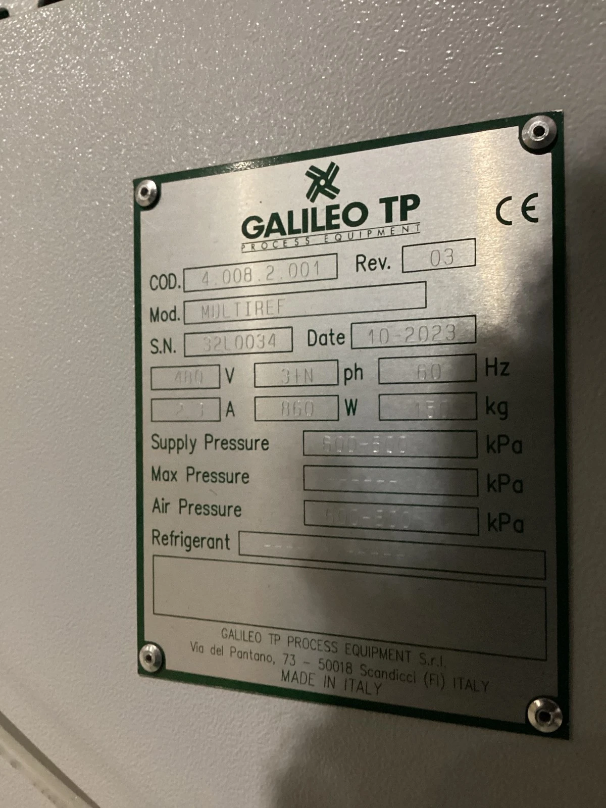 GALILEO TP MULTIREF Leak Testing System USED - Image 5
