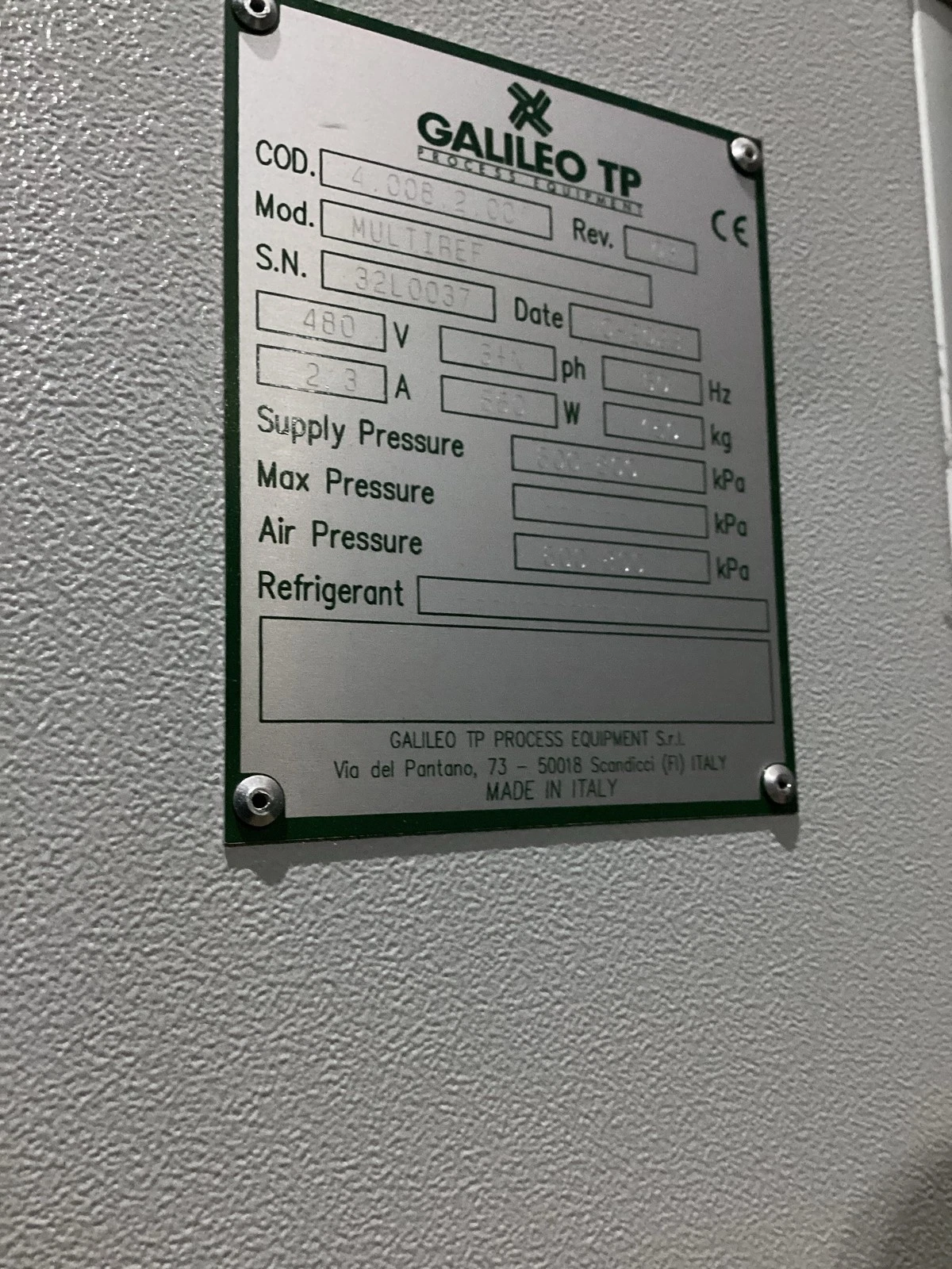 GALILEO TP MULTIREF Leak Testing System USED - Image 5