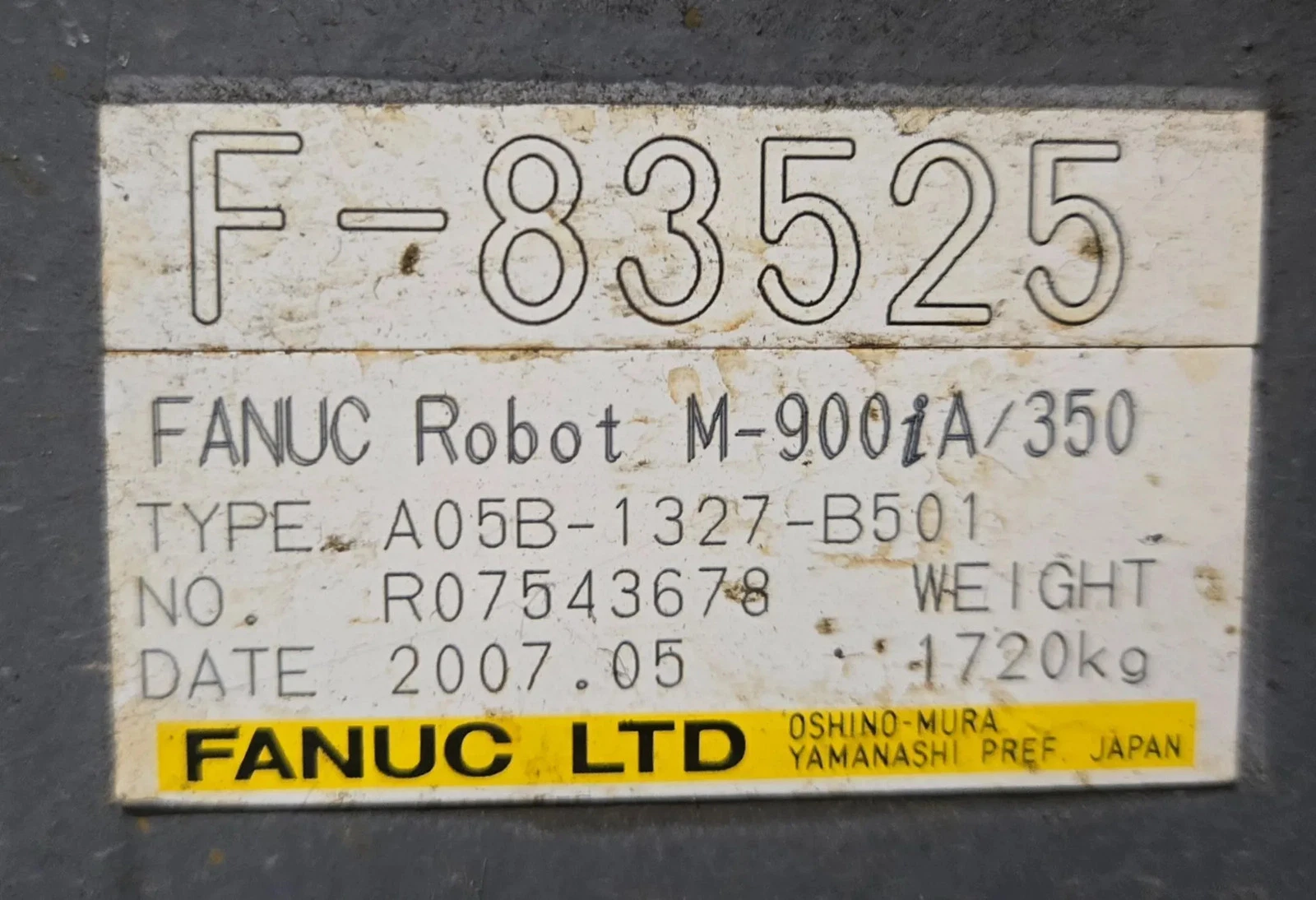 FANUC M-900iA/350 Complete with R-J3iC Controller USED - Image 10