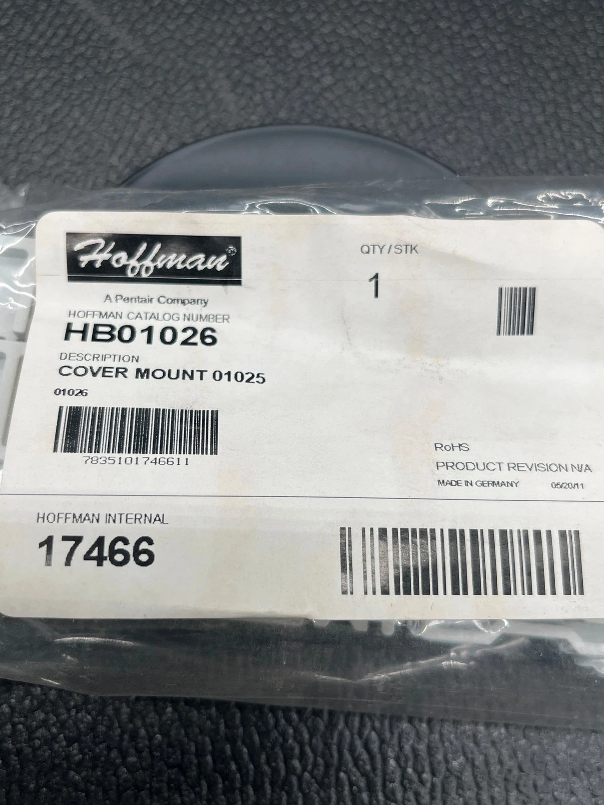 HOFFMAN HB01026 Cover Mount Accessory NEW - Image 3