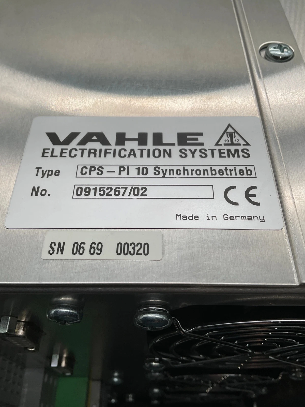 VAHLE CPS-PI 10 Synchronous Power Supply Unit USED - Image 4