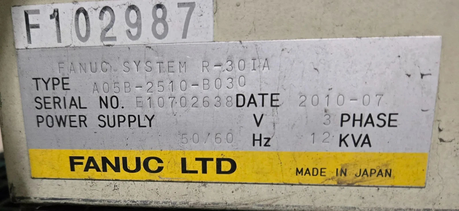 FANUC R-2000iB/165F with R-30iA Controller PARTS ONLY - Image 18