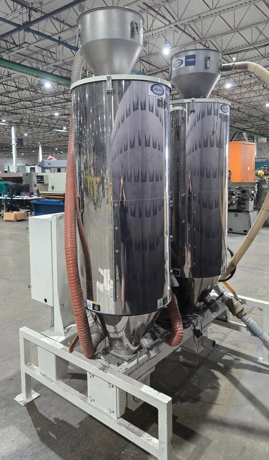 UNA-DYN FC-XMH Dual Hopper Material Drying and Conveying System USED - Image 5