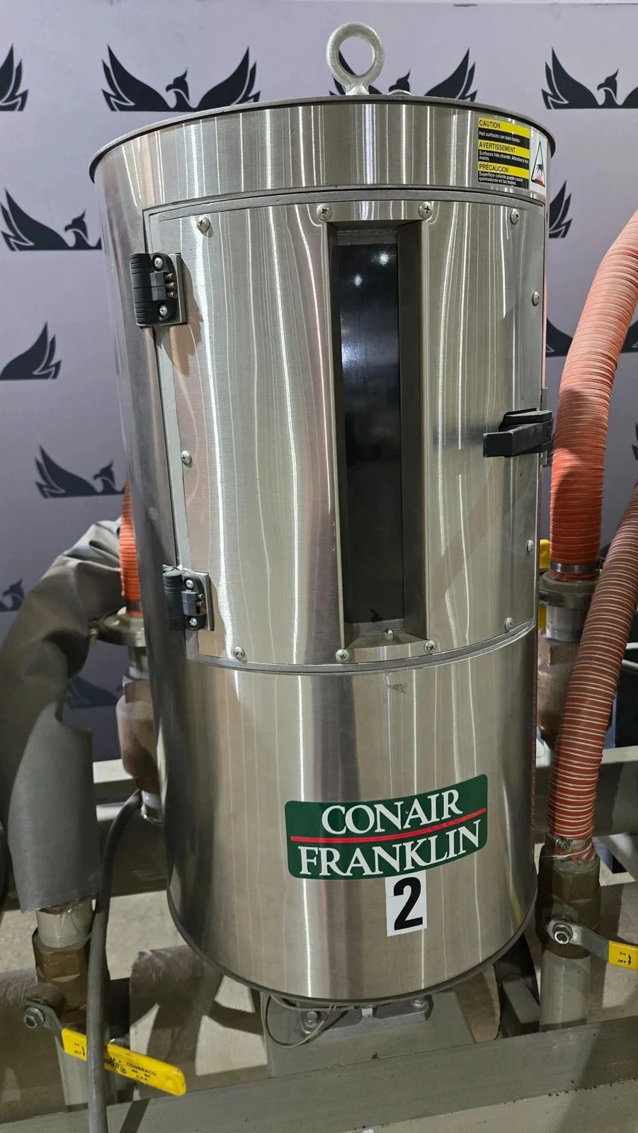 CONAIR FRANKLIN CH14-2 Three Hopper Drying System USED - Image 12