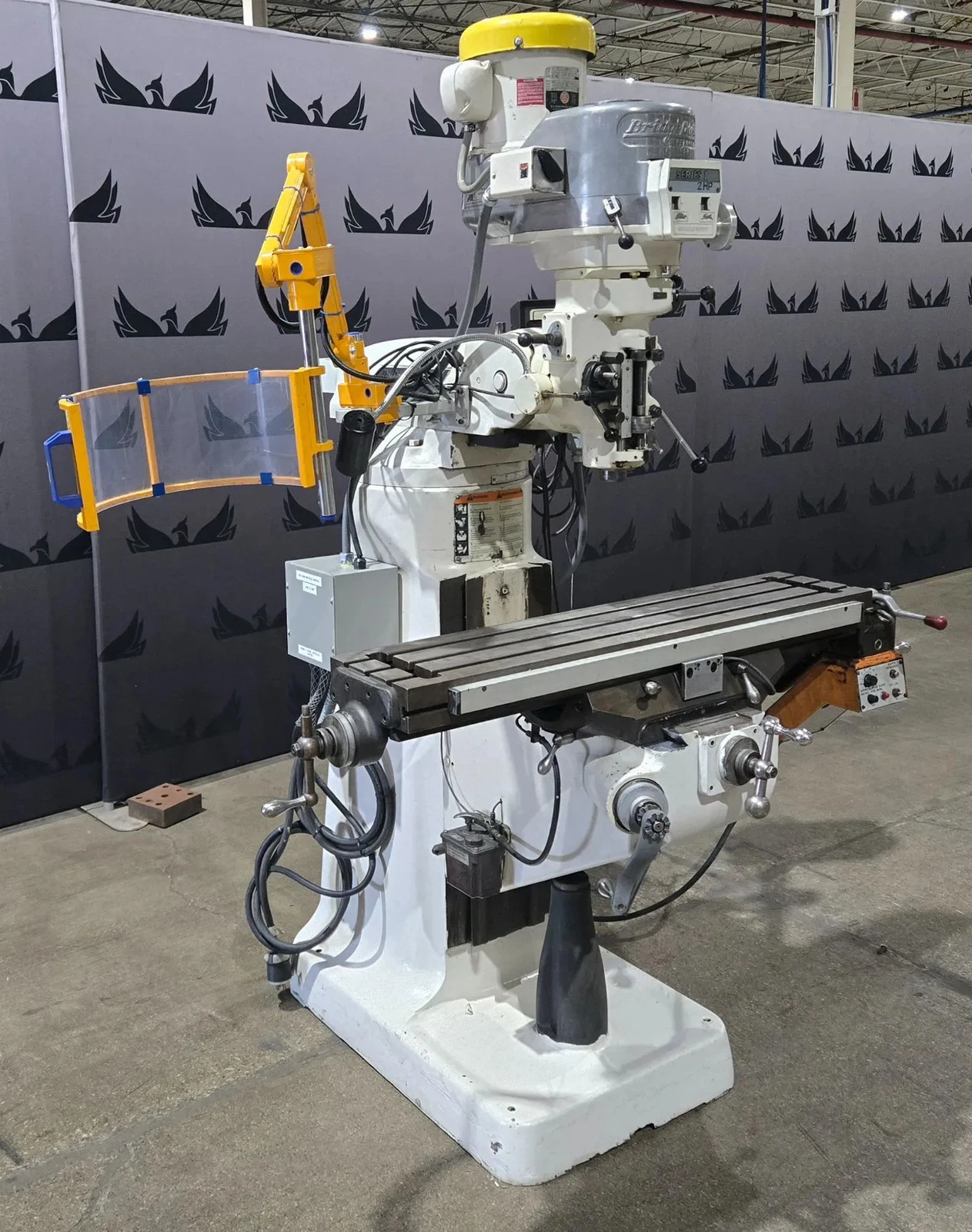 BRIDGEPORT SERIES I 2HP VERTICAL MILLING MACHINE USED - Image 3