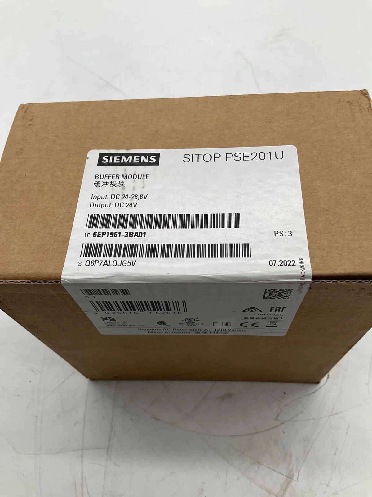SIEMENS 6EP1961-3BA01 SITOP PSE201U Buffer Module NEW - Image 2